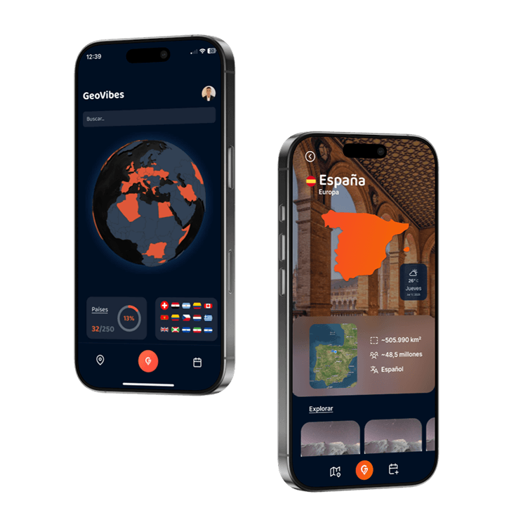 App GeoVibes preview